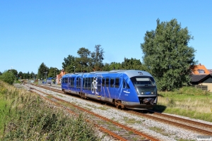 NJJ Dm 577+547 som Tog 141031 Sgb-Fh. Ålbæk 16.08.2016.