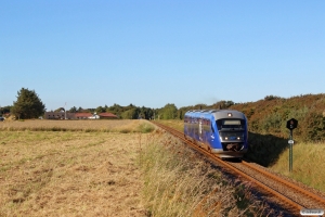 NJJ Dm 573+543 som Tog 140042 Hhs-Hj. Sønderby - Vidstrup 16.08.2016.