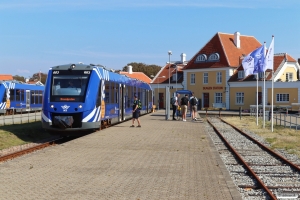 NJJ Lm 673+643 som PP 141960 Sgb-Fh. Skagen 17.08.2020.