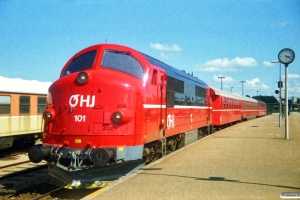 OHJ MX 101+Cle 71+Bnm 284+Bl 230 som P 323 Hk-Nks. Holbæk 02.07.1987.