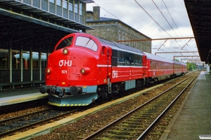 OHJ MX 101+Bm 282+Bn 72+Bne 281 som P 4031 Kh-Nks. Roskilde 07.07.1990.