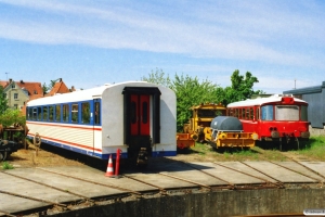 VL Yp 153, Troljevogn 76a, Troljevogn 18a, Matisa og Ys 252. Holbæk 18.05.2007.