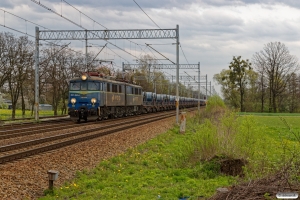 PKPC ET41-062+31 stålvogne. Chybie - Drogomyśl 23.04.2019 kl. 15.23.