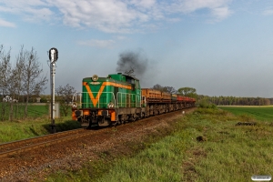 ID SM42-2185+12 vogne. Knurów Zwałowisko - KWK Budryk 24.04.2019 kl. 08.47½.