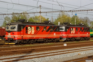 IDS 121 077-2+IDSC 121 084-8. Petrovice u Karviné (Tjekkiet) 26.04.2019 kl. 17.28.