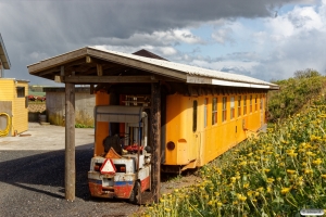 Vognkassen fra DSB ABg 50 86 38-44 290-7. Lerbjerg 03.05.2019.