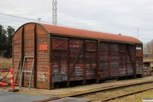 Vognkassen fra DSB 40 86 941 3 782-4 (ex. GS 41596). Padborg 11.03.2017.