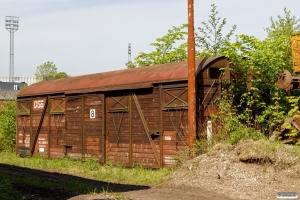 Vognkassen fra DSB 40 86 941 3 589-3 (ex. GS 42112). Randers 12.05.2018.