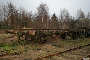 Undervognen fra DSB G 40375. Skælskør 29.11.2007.