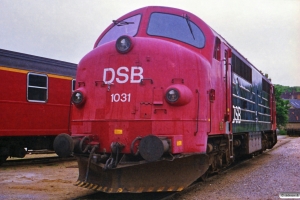DSB MX 1031. Århus 22.06.1988.