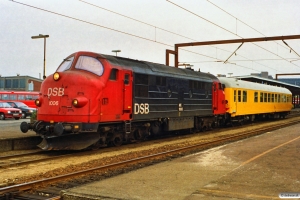 DSB MX 1006+60 86 99-44 100-2 som M 8007 Ng-Od. Odense 12.03.1991.
