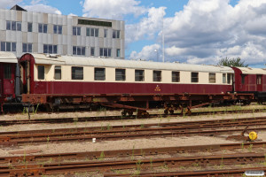 Vognrammen til DSB TGT 8985. Odense 27.07.2024.