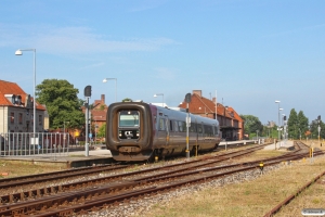 RT MF 44 som Tog 225038 Nsk-Nf. Nakskov 05.08.2013.