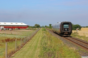 RT MF 43 som Tog 225043 Nf-Nsk. Km 35,8 Nf (Ryde-Søllested) 05.08.2013