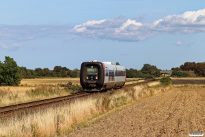 Lokaltog MF 45 som Tog 300059 Nf-Nsk. Km 22,0 Nf (Sakskøbing-Maribo) 24.08.2021.