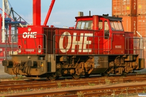 OHE 150002 (MaK G 1202 BB/1000788). Hamburg-Waltershof 16.05.2009.