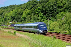 DSB MG 20 som RR 3335 Es-Ar. Km 28,0 Fa (Vejle-Hedensted) 29.05.2014.