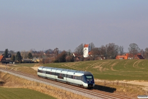 DSB MG 24 som RØ 2541 Kk-Hk. Km 52,2 Kh (Hvalsø-Tølløse) 19.03.2015.