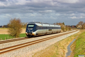 DSB MG 61 som RØ 2520 Hk-Kk. Km 52,2 Kh (Hvalsø-Tølløse) 17.04.2016.