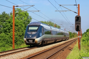 DSB MG 61 som RV 3849 Od-Fa. Km 165,0 Kh (Odense-Holmstrup) 03.06.2016.