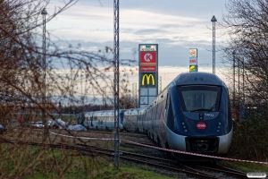 DSB MG 02+MG 82+MG 61. Nyborg 03.01.2019.