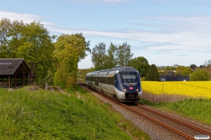 DSB MG 27 som RV 4653 Od-Svg. Km 24,6 Od (Ringe-Rudme) 14.05.2019.