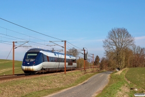 DSB MP 12 som RV 92742 Fa-Od. Km 174,0 Kh (Holmstrup-Tommerup) 06.04.2015.