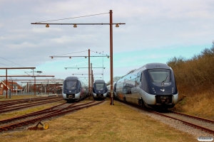 DSB MP 17, MP 07 og MP 03 hensat. Tinglev 11.03.2017.