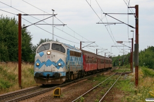 DSB MY 1126+B 064+BD 029+B 520+B 332 som VP 6331 Oj-Pa. Padborg 02.08.2009.