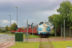 DSB MY 1126+A 021+BD 029+B 520 på havnebanen. Randers 23.08.2014.