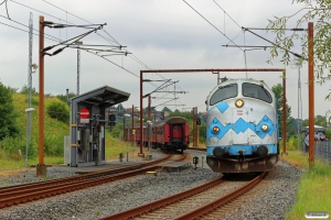 DSB MY 1126 løber om på VP 241125 Od-Sdb. Sønderborg 20.08.2016.