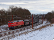 DBCSC MZ 1453 med G 8283 Fa-Vj. Km 5,6 Fa (Fredericia-Børkop) 06.01.2024.