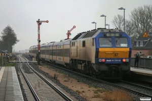 NOB DE 2700-07 med NOB 80521. Klanxbüll 28.02.2009.