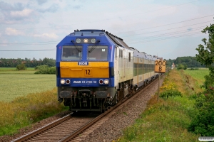 NOB DE 2700-12 med NOB 80516. Niebüll - Lehnshallig 26.06.2009.