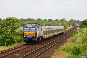 NOB DE 2700-10 med NOB 80606. Klanxbüll - Morsum 26.06.2010.