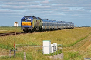 NOB DE 2700-03 med NOB 80601. Morsum - Klanxbüll 26.06.2010.