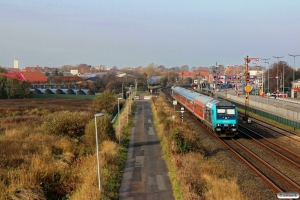 NOB 245 205-0+5 vogne+245 206-8 som NOB 81719. Niebüll 13.11.2016.