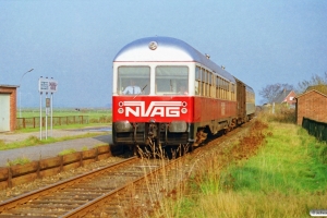 NVAG T 3+DB Gos-uv+ABm som NVAG 13. Dagebüll-Kirche 13.10.1990.