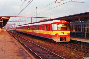 ØSJS Ys 17+Ym 7+Ym 2 som P 5156 Hw-Ro. Roskilde 07.11.1989.