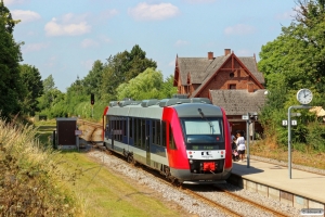 RT 2036+2136 som Tog 204057 Rd-Kj. Klippinge 06.08.2013.