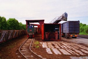 Lok 110 (Schöma 1971). Lille Vildmose 22.06.1995.