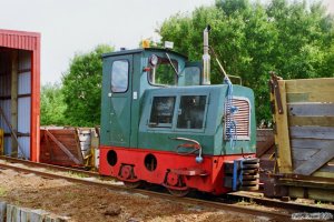 Lok 110 (Schöma 1971). Lille Vildmose 22.06.1995.