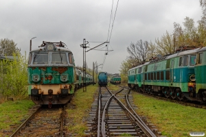 PKPC ET22-216, ET22-859, ET22-559, ET 22-362 og ET22-626 hensat. Poznań Franowo 12.04.2017.