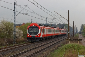 PLKW EN57-1062+EN57-1502 som KW 79950. Kobylnica 12.04.2017.