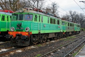 PKP EP07-395, EU07-239 og EU07-088. Poznań Główny 29.03.2008.