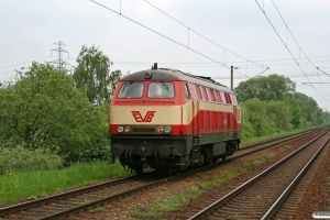 EVB 420 01 (ex DB 219 001). Hamburg-Moorburg 08.05.2009.