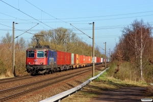 SBBC Re 421 381-5. Hamburg-Moorburg 20.03.2014.