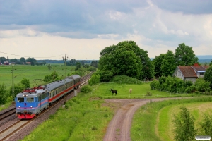 TÅGAB Rc3 1066 med RST 7026. Väring - Moholm 11.06.2014.