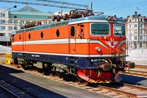 SJ Rc4 1274. Helsingborg 07.07.1991.