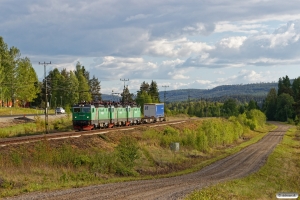 GC Rc4 1274+Rc4 1285+Rc4 1269 med GT 9124. Helgum - Långsele 14.06.2017.